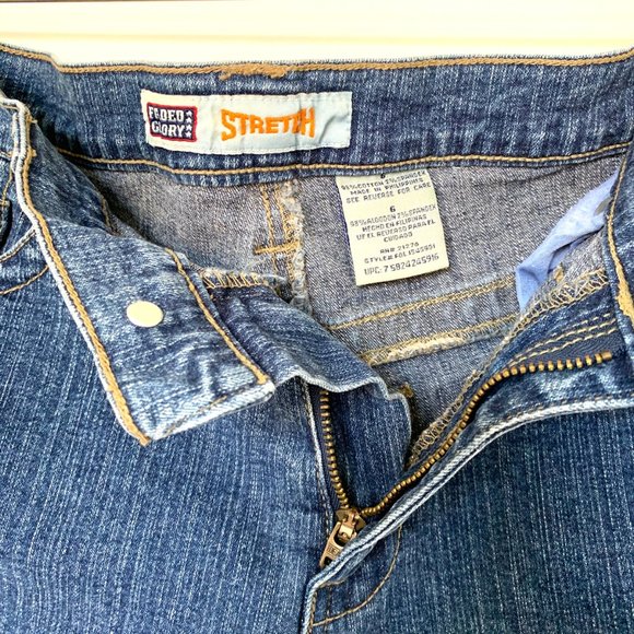 Faded Glory Blue Stretch Shorts - Picture 3 of 6